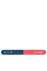 Flower-inspired nail file with in blue and pink color combi from China Glaze with 4-Sided File 120/150/240/280 grit